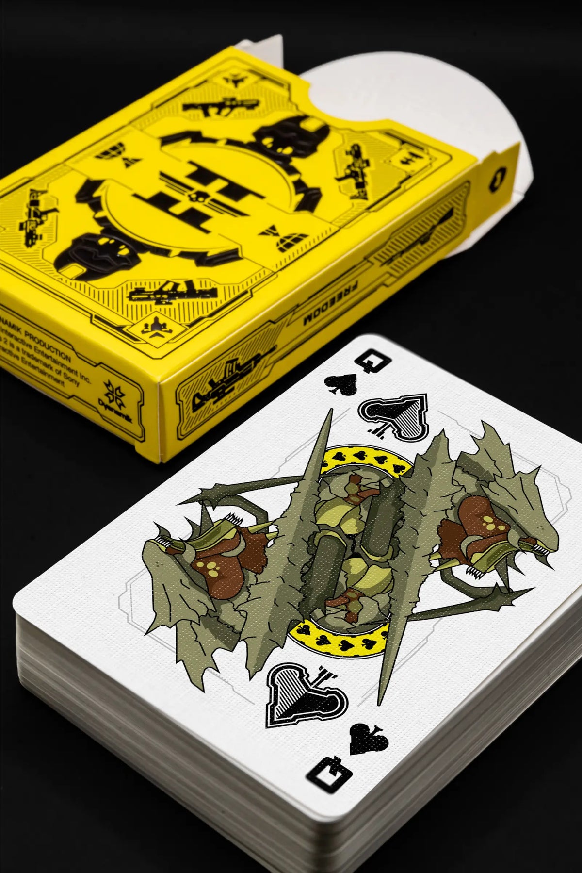 Helldivers 2 Playing Cards: Diving Yellow