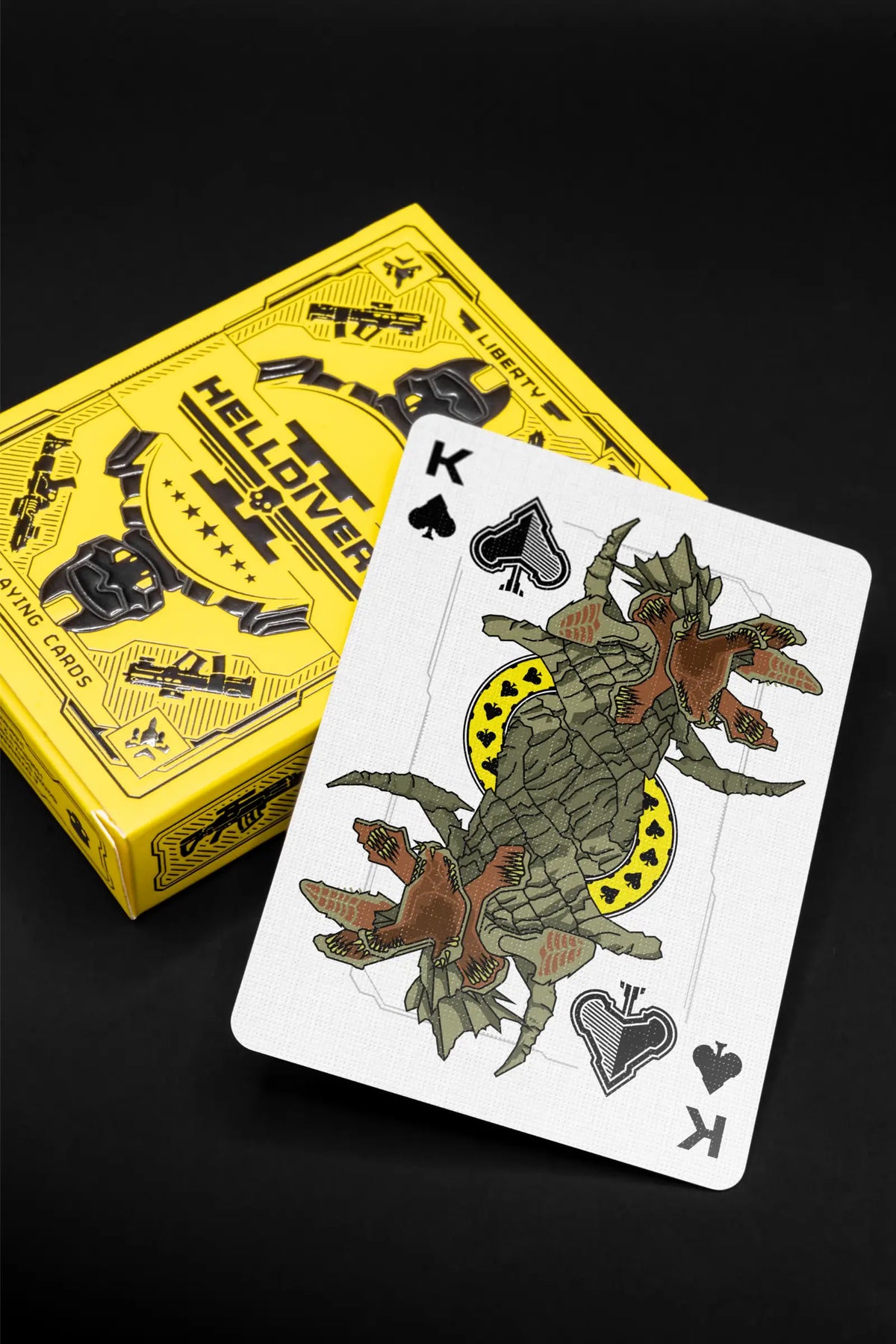 Helldivers 2 Playing Cards: Diving Yellow