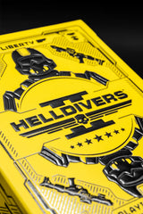 Helldivers 2 Playing Cards: Diving Yellow