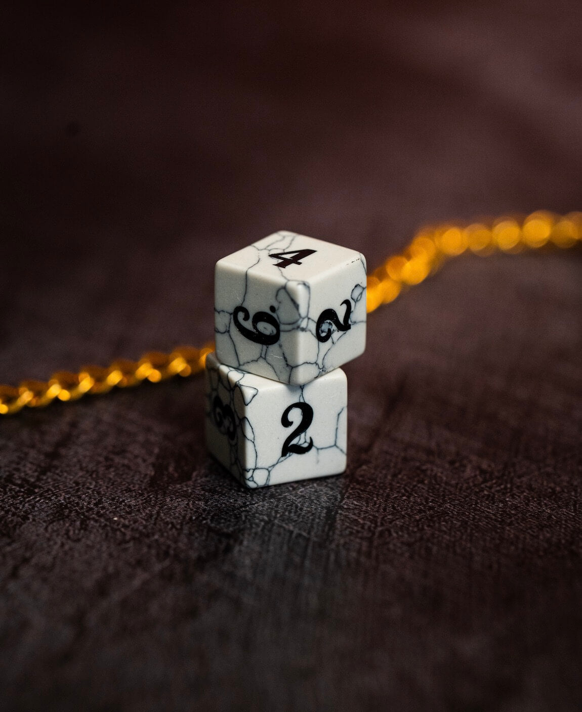 Howlite Stone Dice
