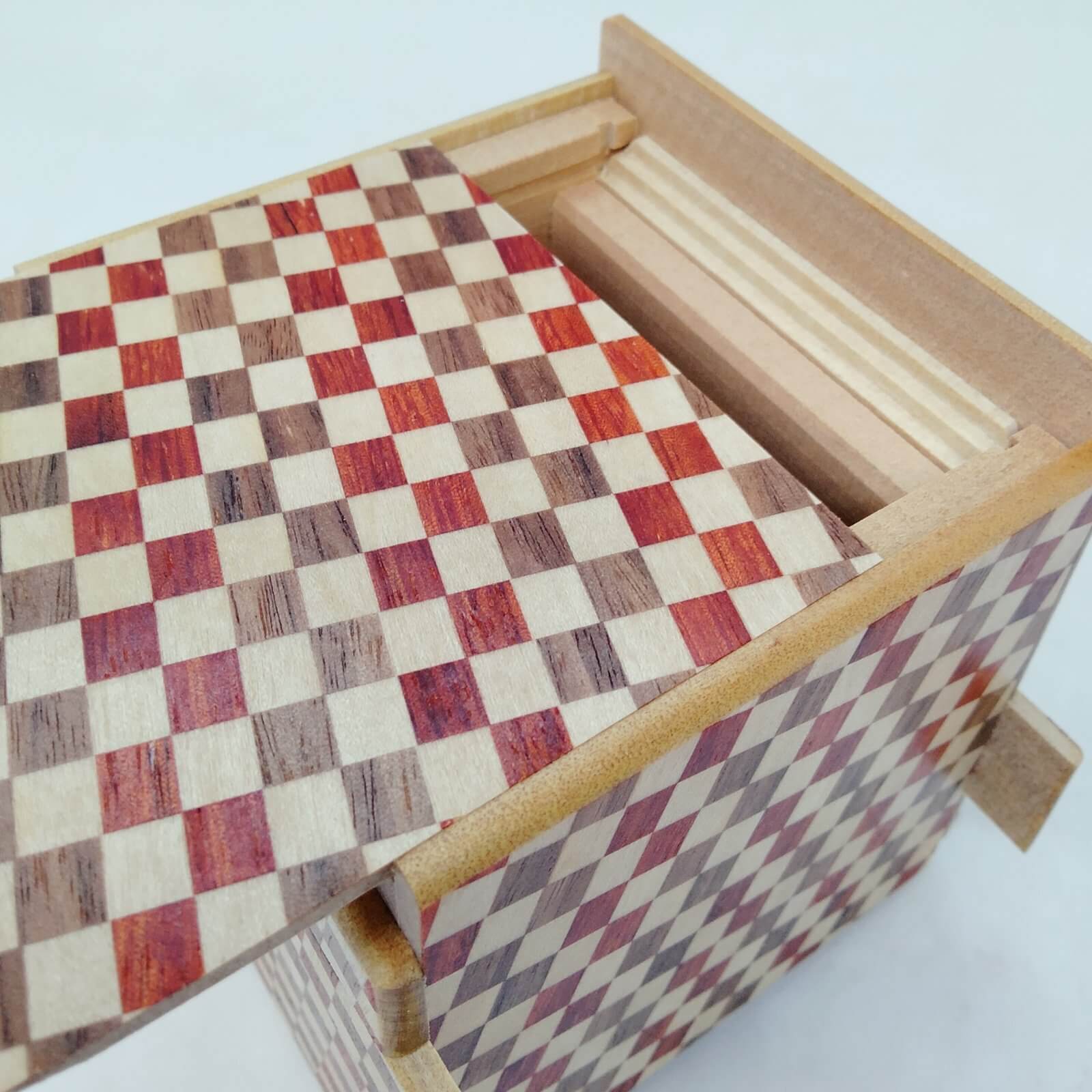 Ichimatsu Yosegi Cube Puzzle Box