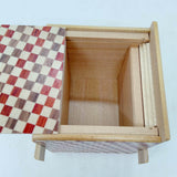Ichimatsu Yosegi Cube Puzzle Box