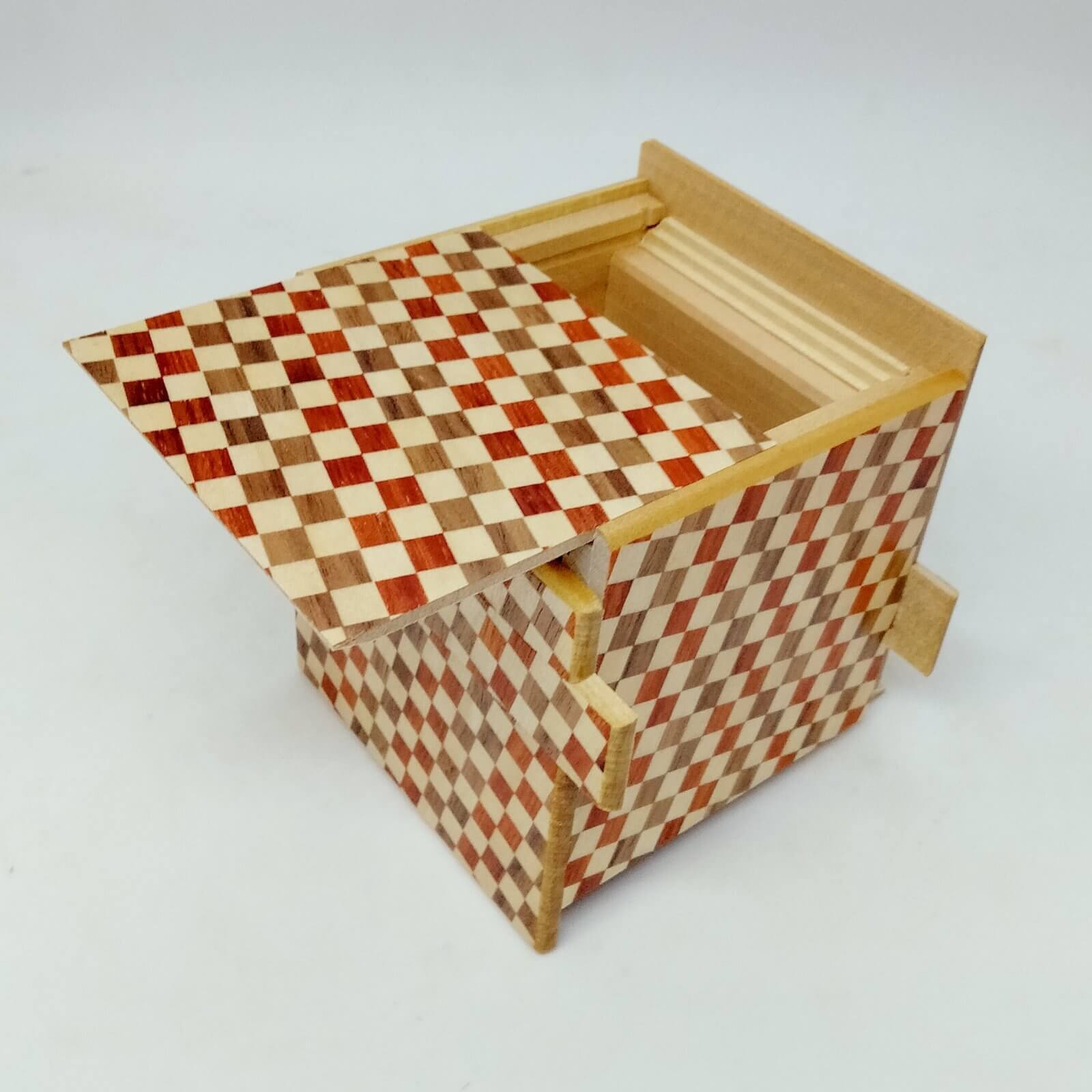 Ichimatsu Yosegi Cube Puzzle Box