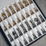 Brass Oriental Chess Pieces