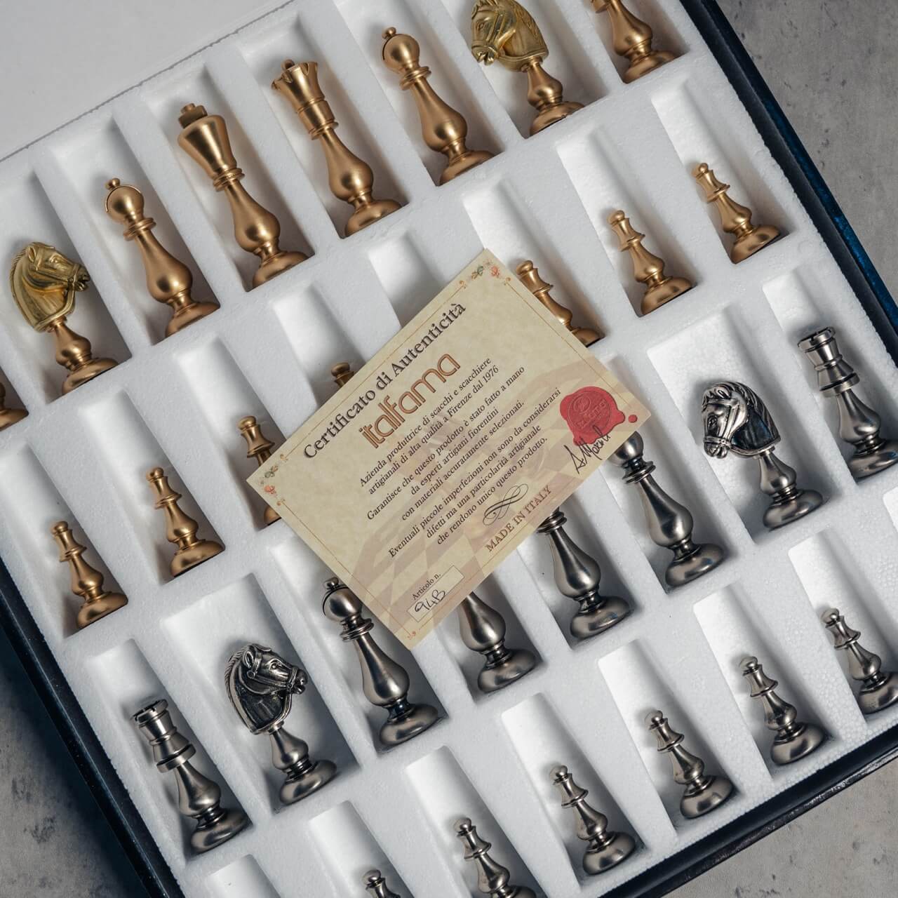 Brass Oriental Chess Pieces