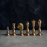 Brass Oriental Chess Pieces