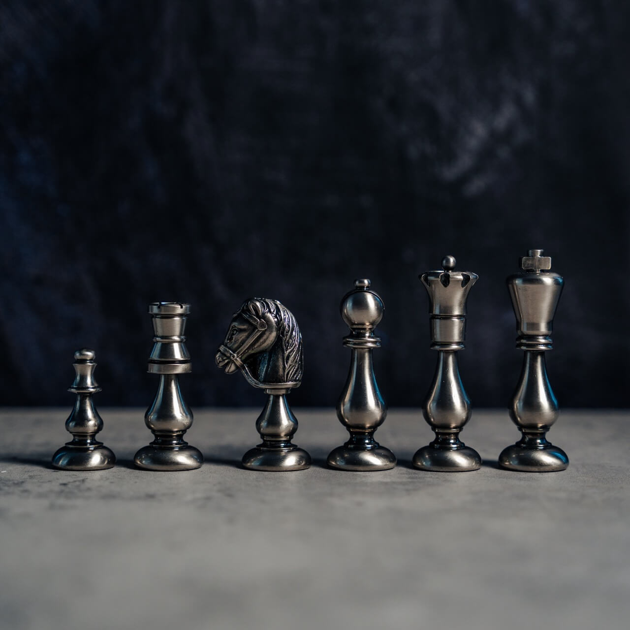 Brass Oriental Chess Pieces