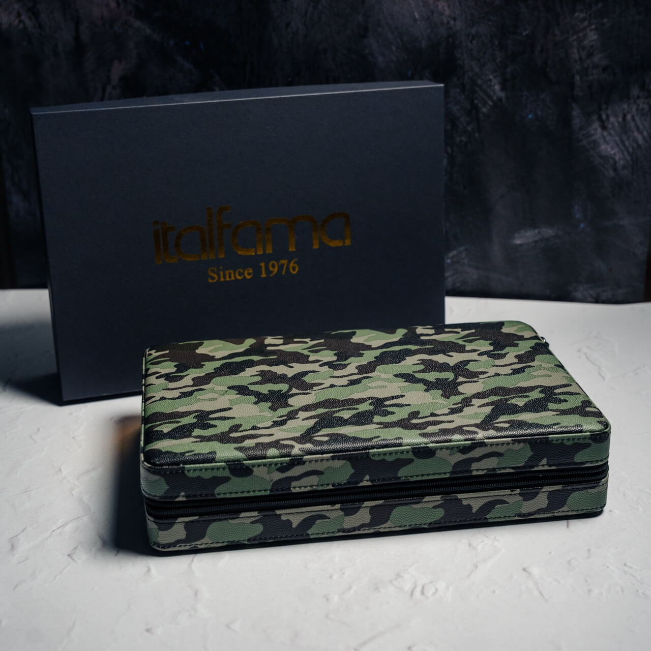 Camo Backgammon Carry Case