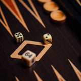 Maple & Walnut Carved Backgammon Case