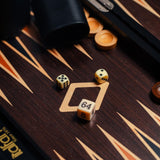 Maple & Walnut Carved Backgammon Case