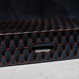 Maple & Walnut Carved Backgammon Case