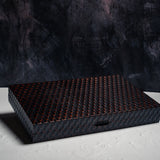 Maple & Walnut Carved Backgammon Case