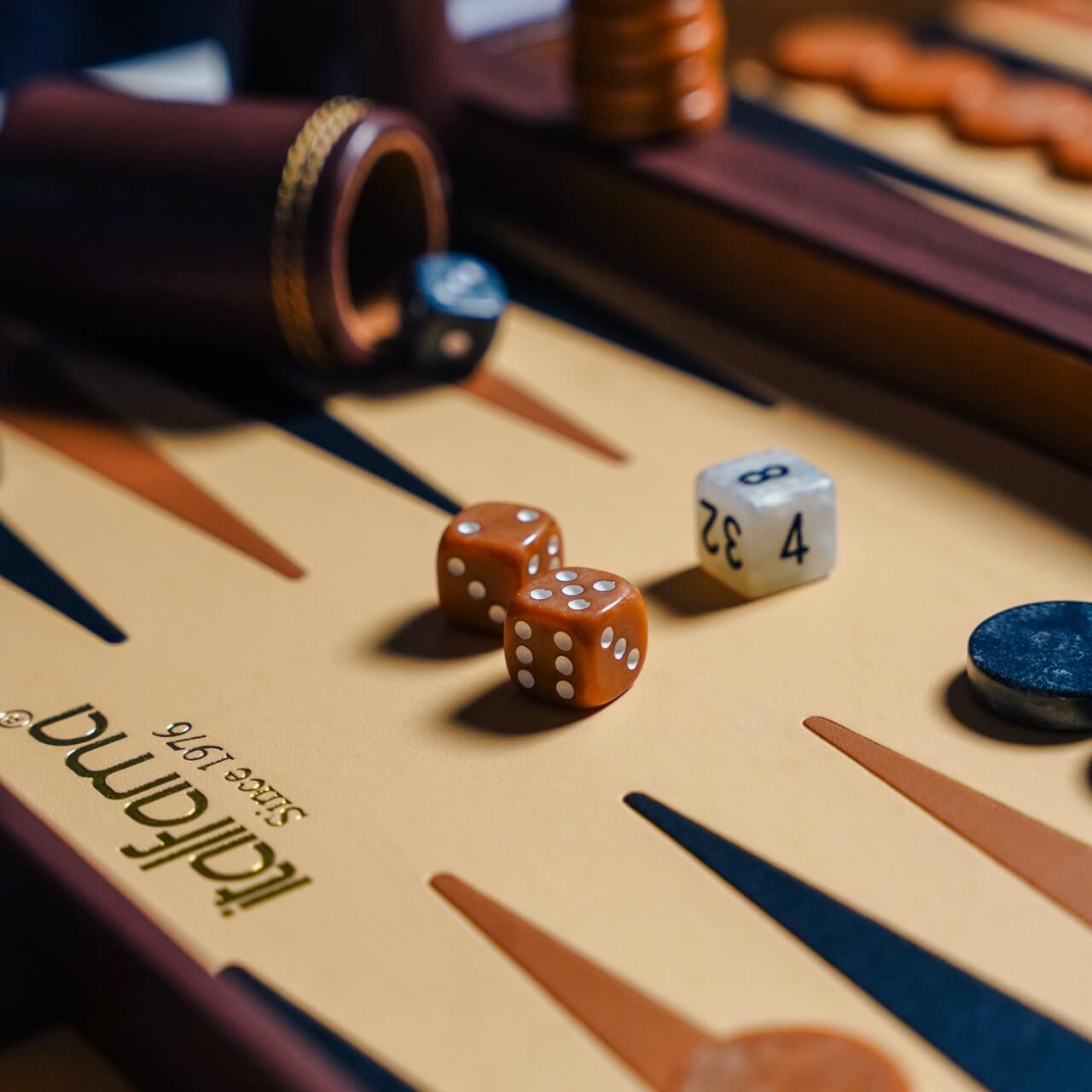 Leatherette Backgammon Case