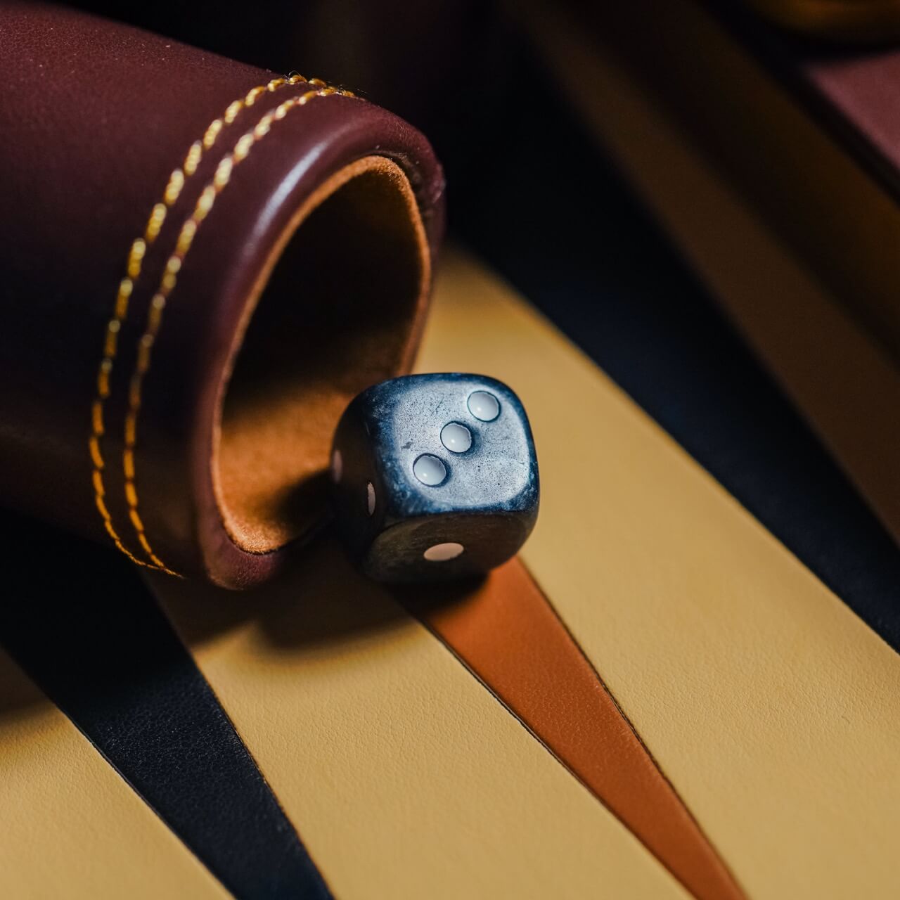Leatherette Backgammon Case