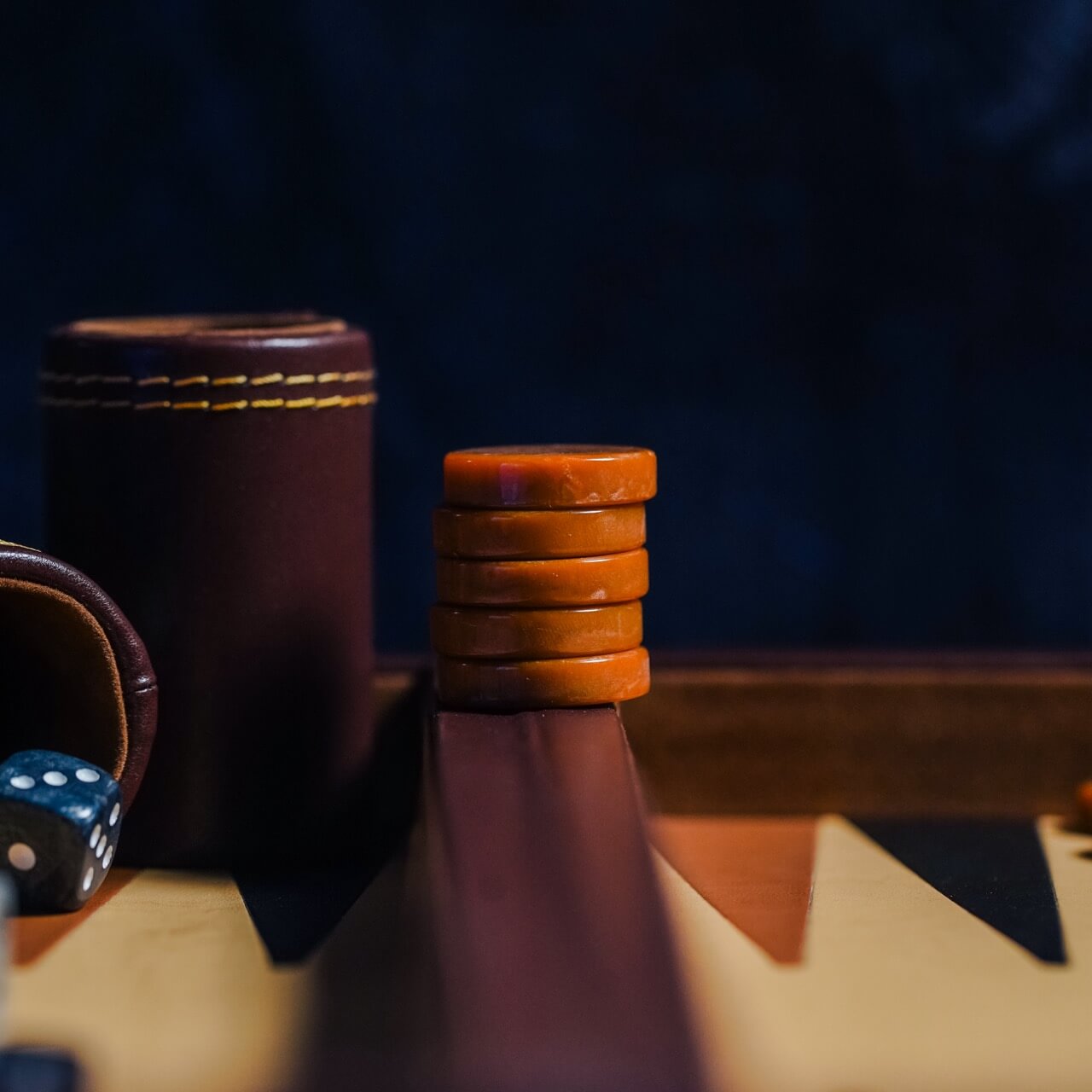 Leatherette Backgammon Case
