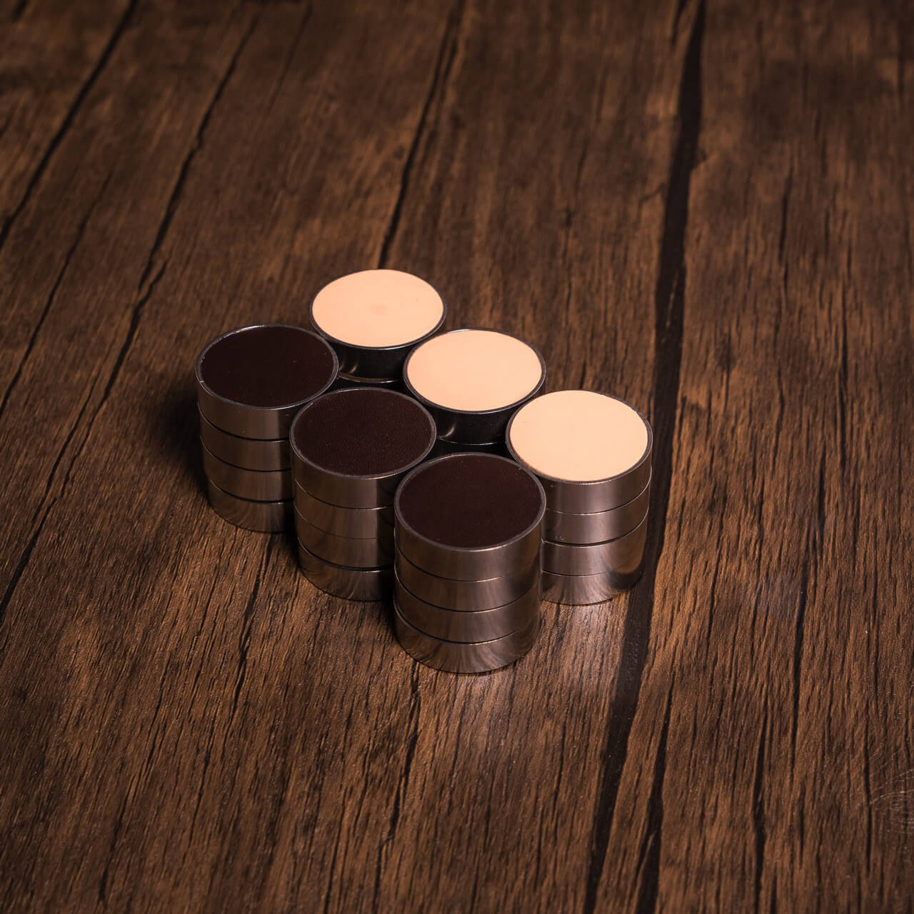 Aluminium & Leatherette Checkers