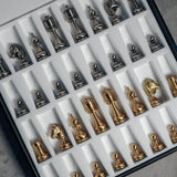Brass Persian Chess Pieces