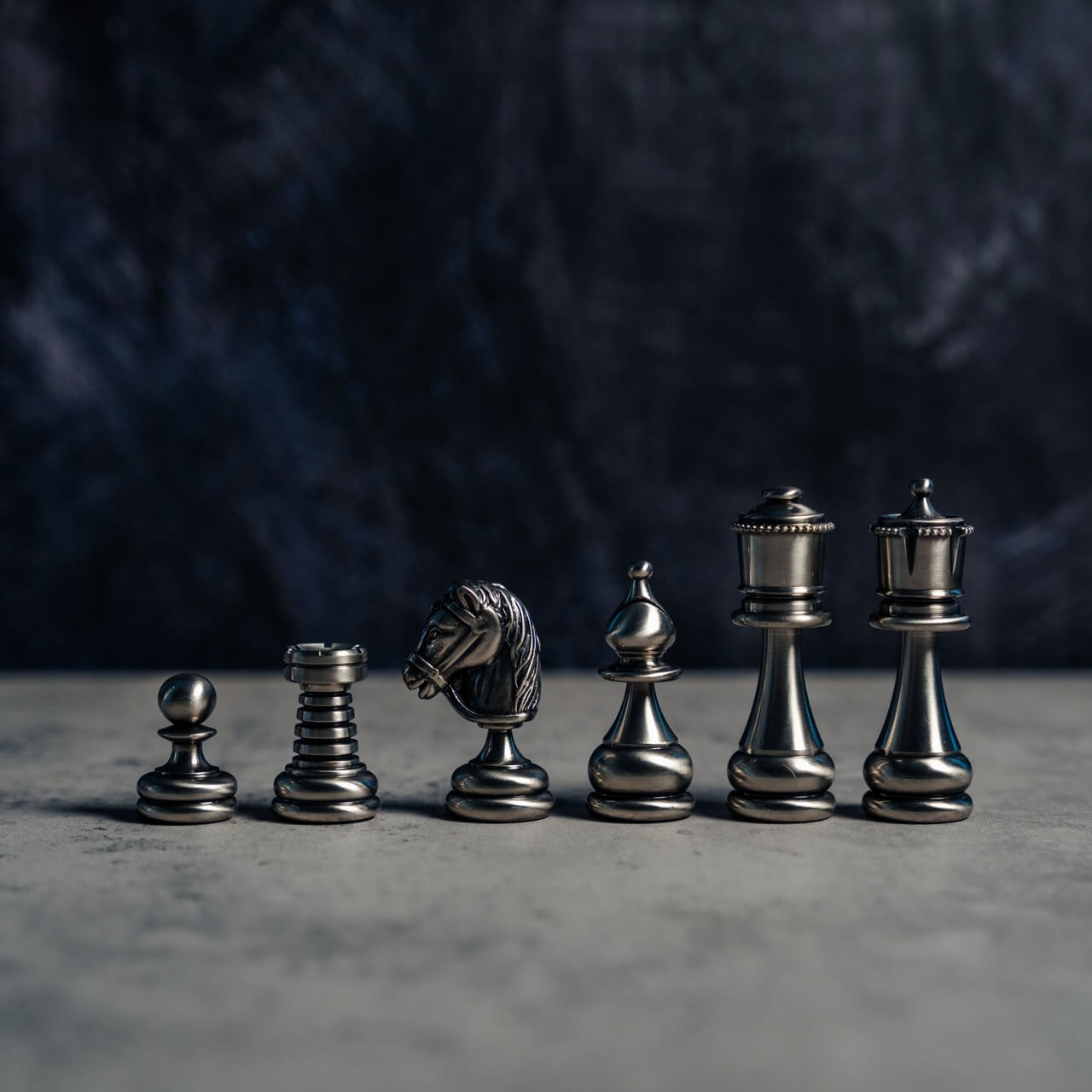 Brass Persian Chess Pieces