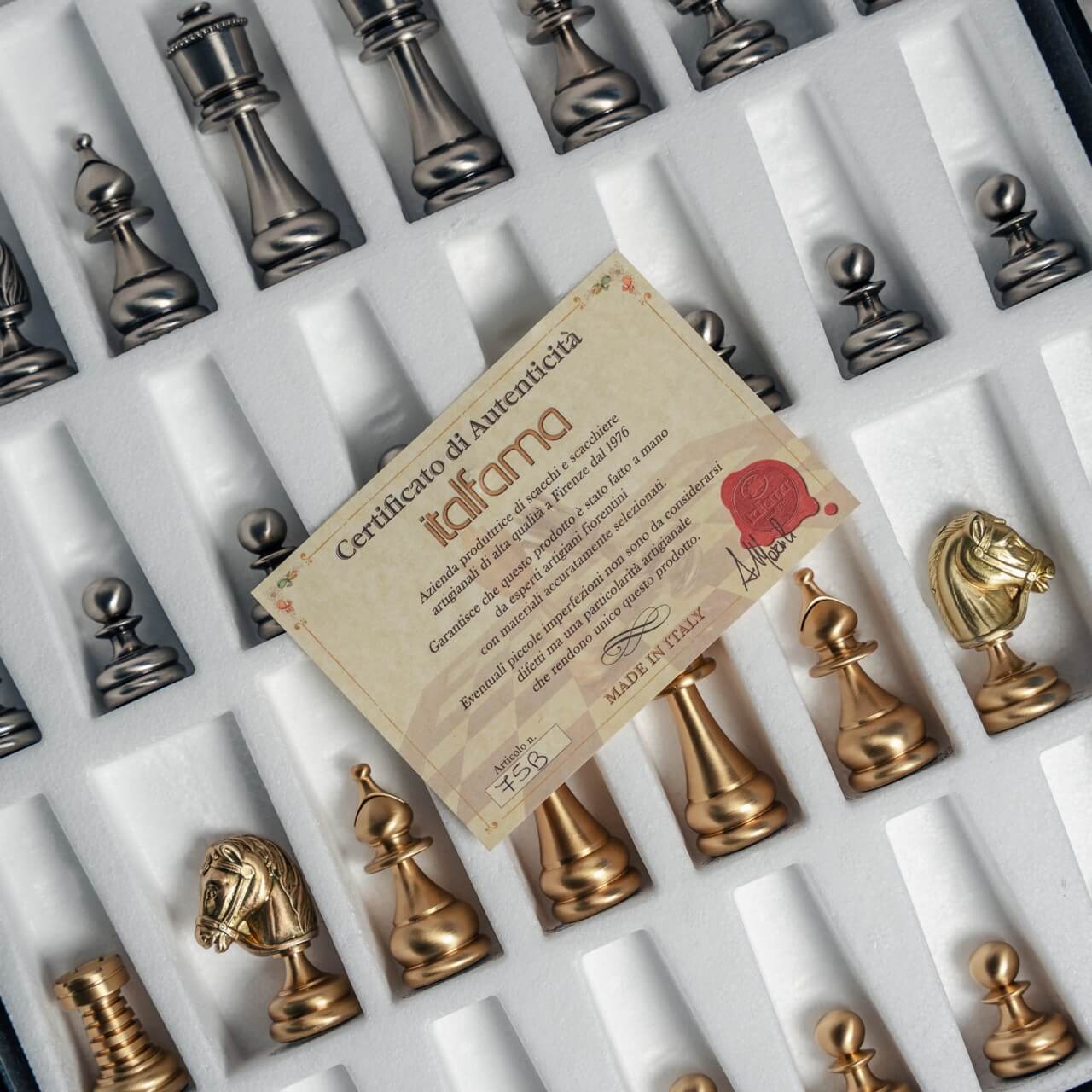 Brass Persian Chess Pieces