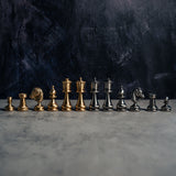 Brass Persian Chess Pieces