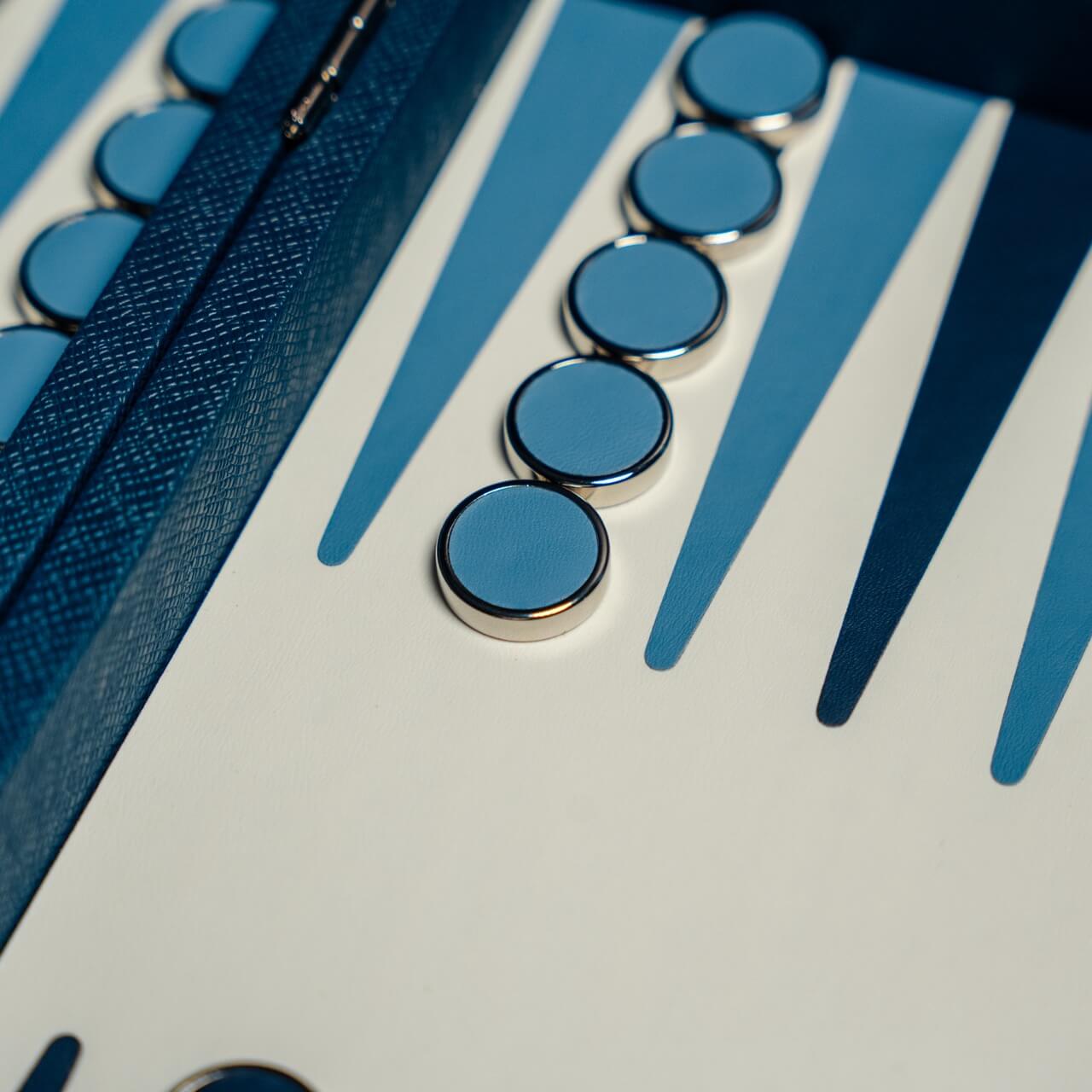 Deluxe Folding Leatherette Backgammon Case