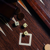 Walnut Briar Backgammon Set