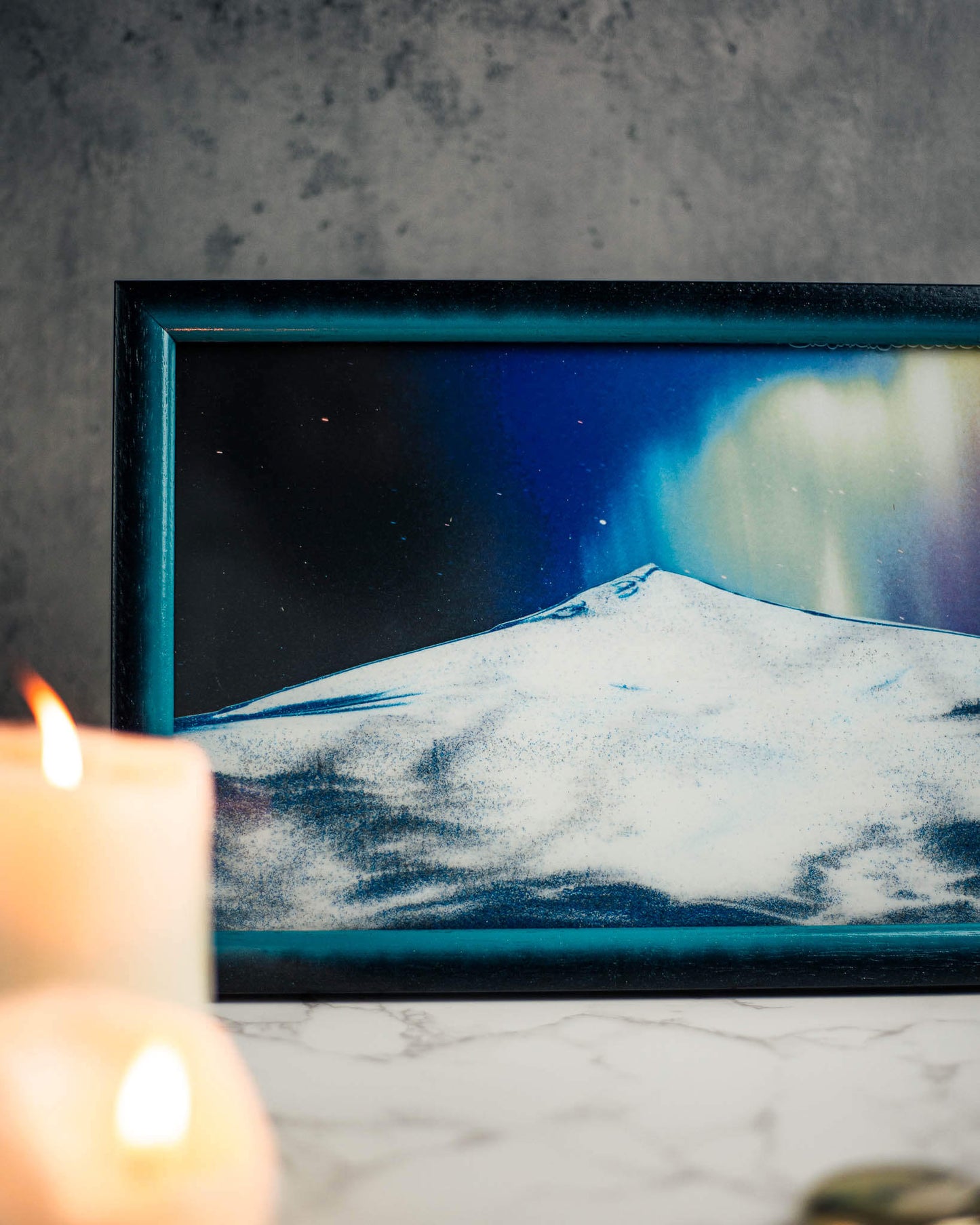 Aurora Borealis Sand Sculpture