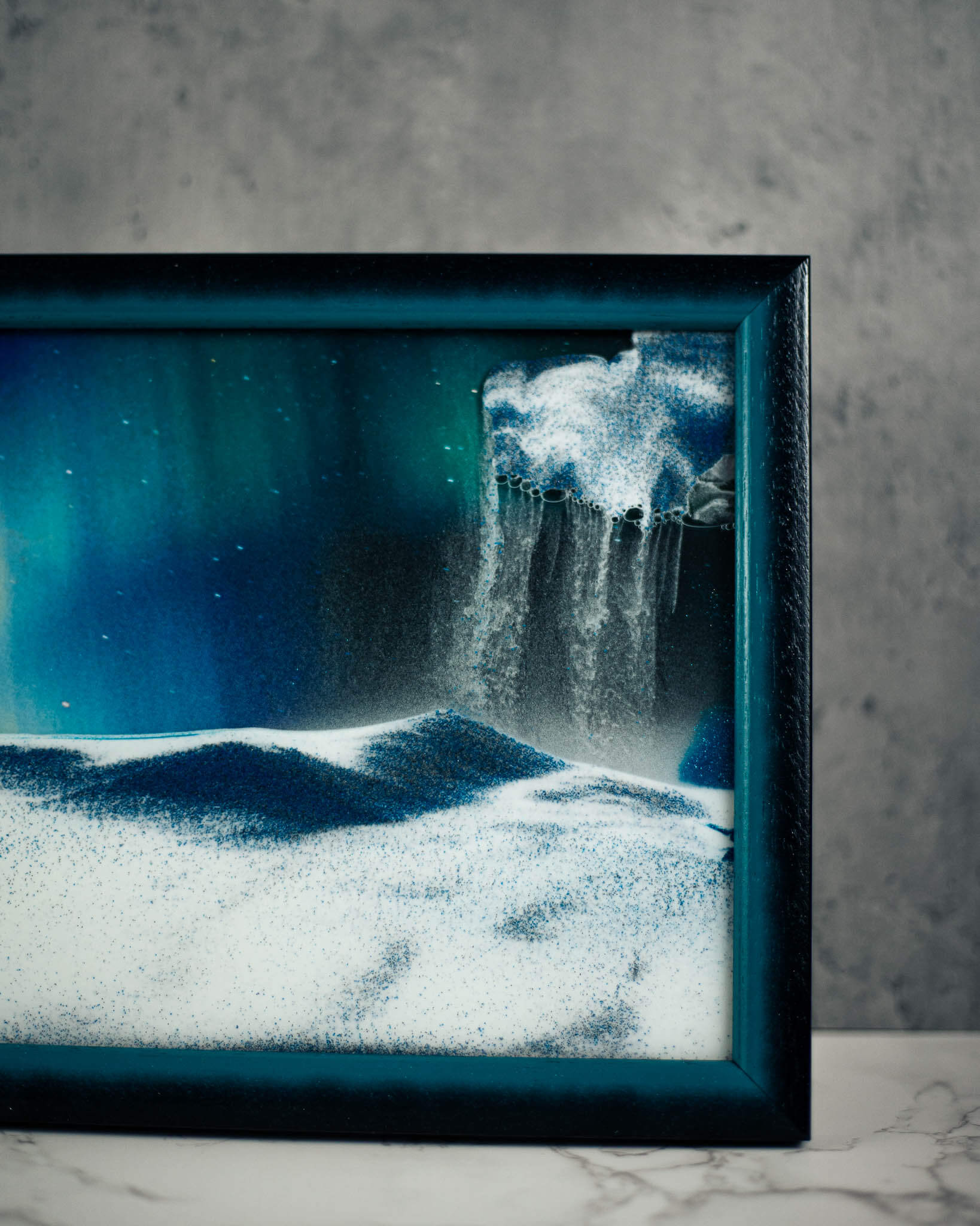 Aurora Borealis Sand Sculpture