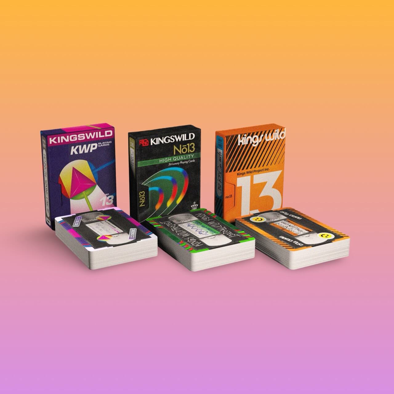 VHS 1982 Playing Cards