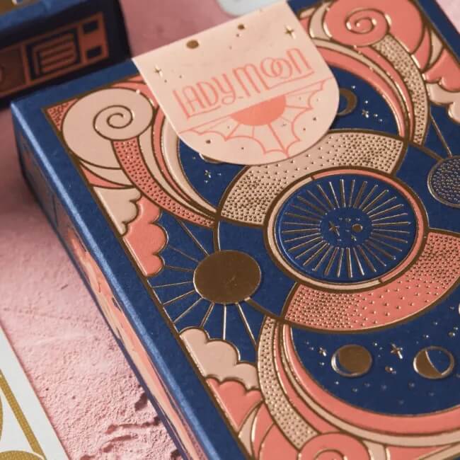 Lady Moon Playing Cards