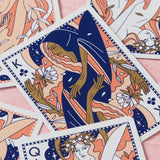 Lady Moon Playing Cards