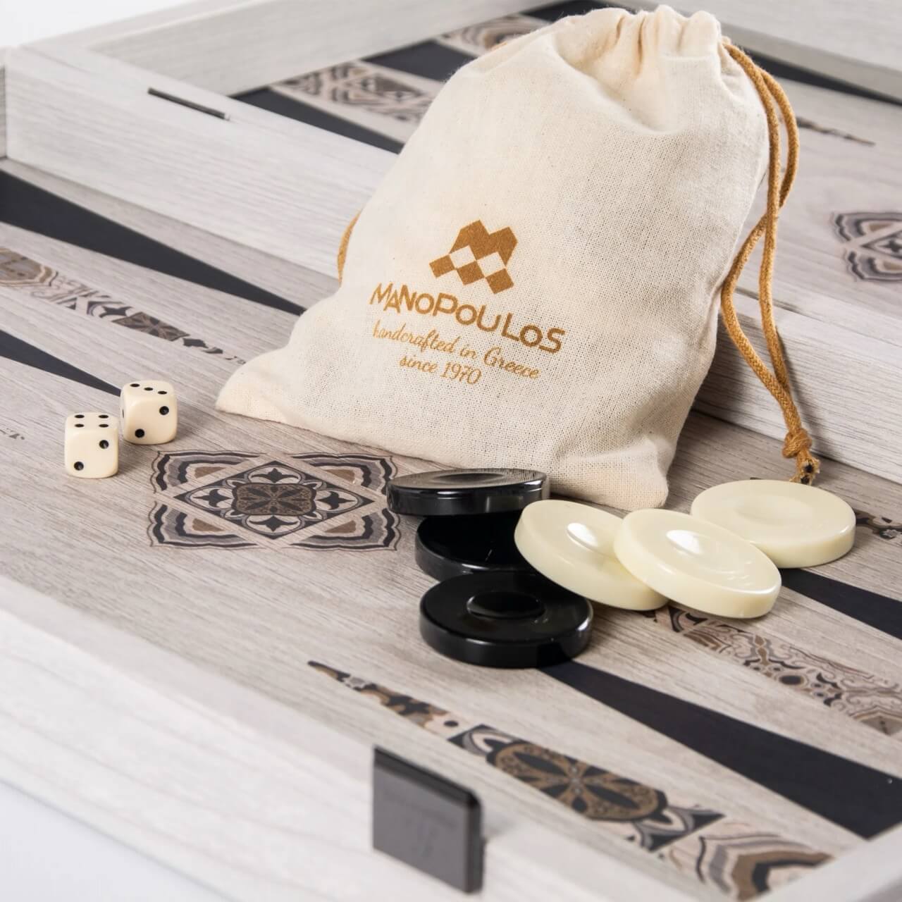 Moroccan Mosaic Backgammon Set