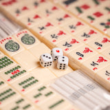 Knitted Leather Mahjong Set