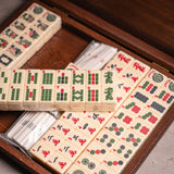 Knitted Leather Mahjong Set
