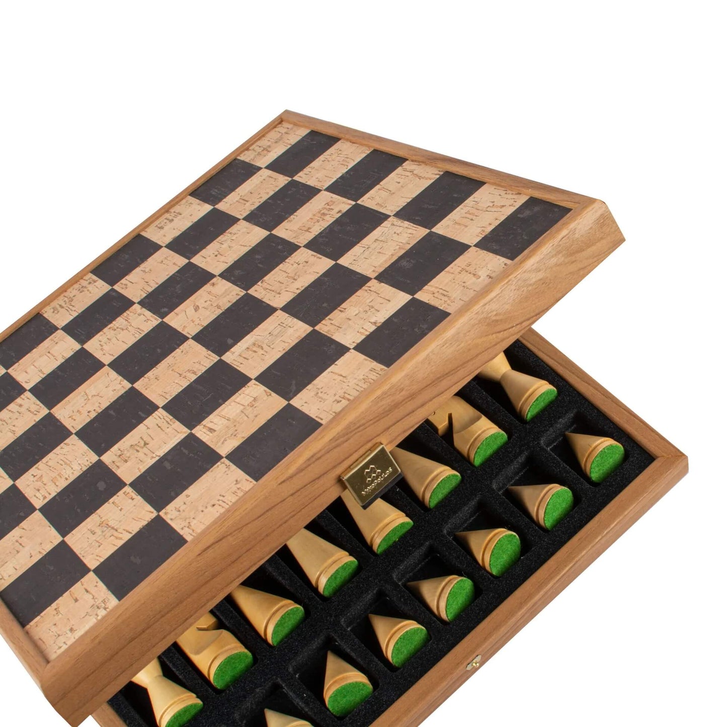 Modern Cork Chess Set