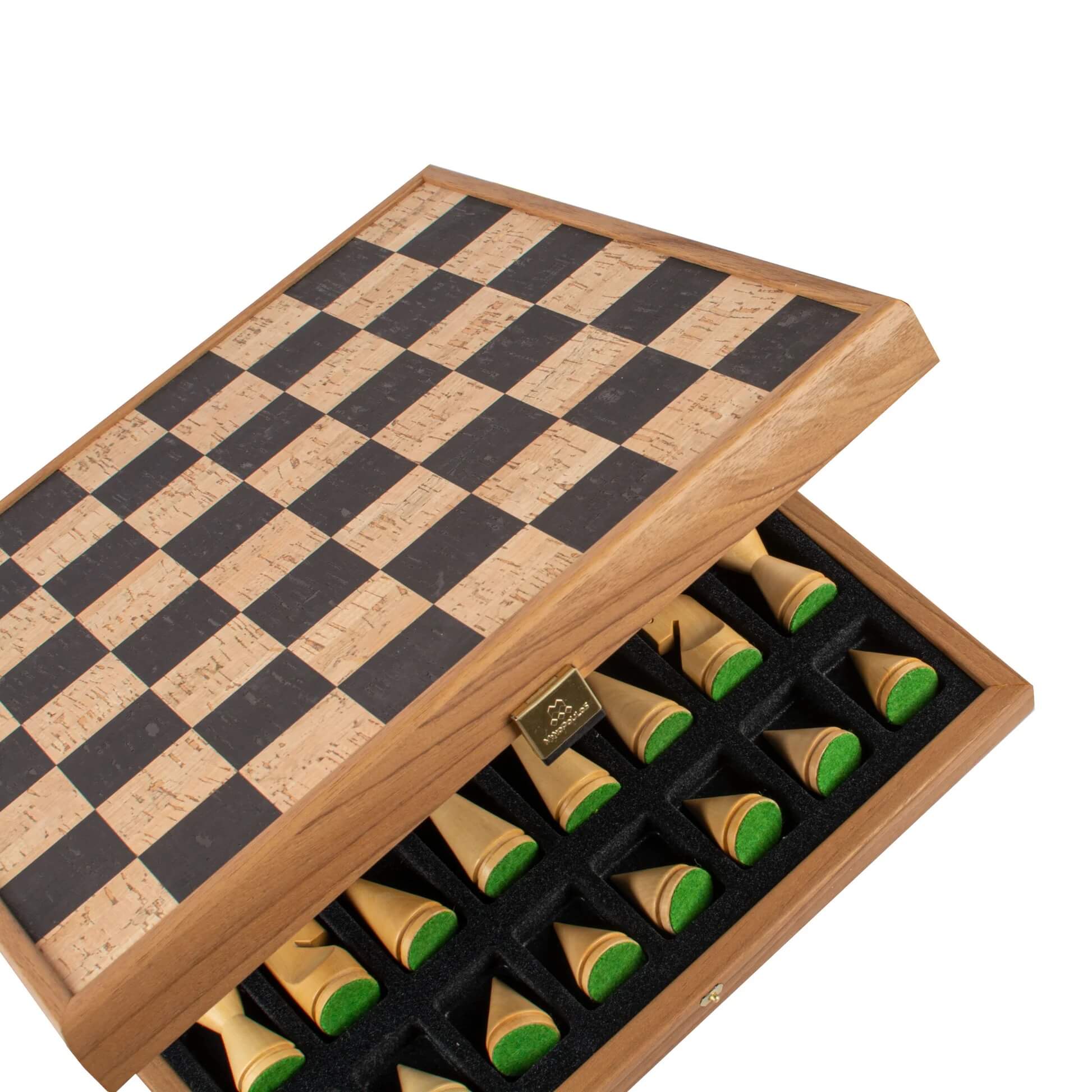 Modern Cork Chess Set