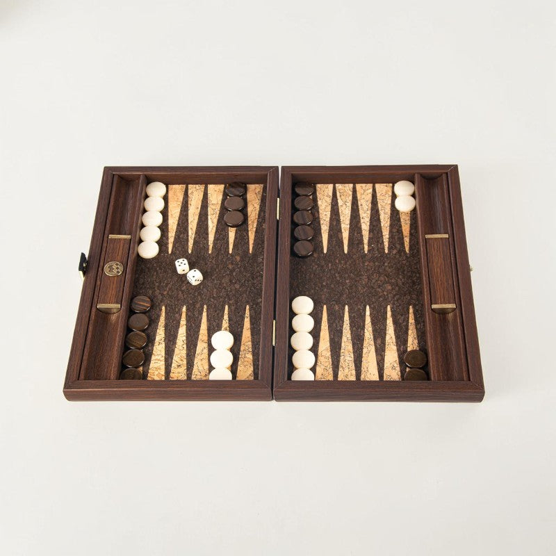 Cube Cork Backgammon Set