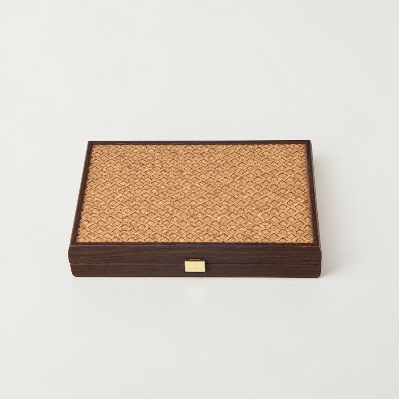 Cube Cork Backgammon Set