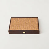 Cube Cork Backgammon Set