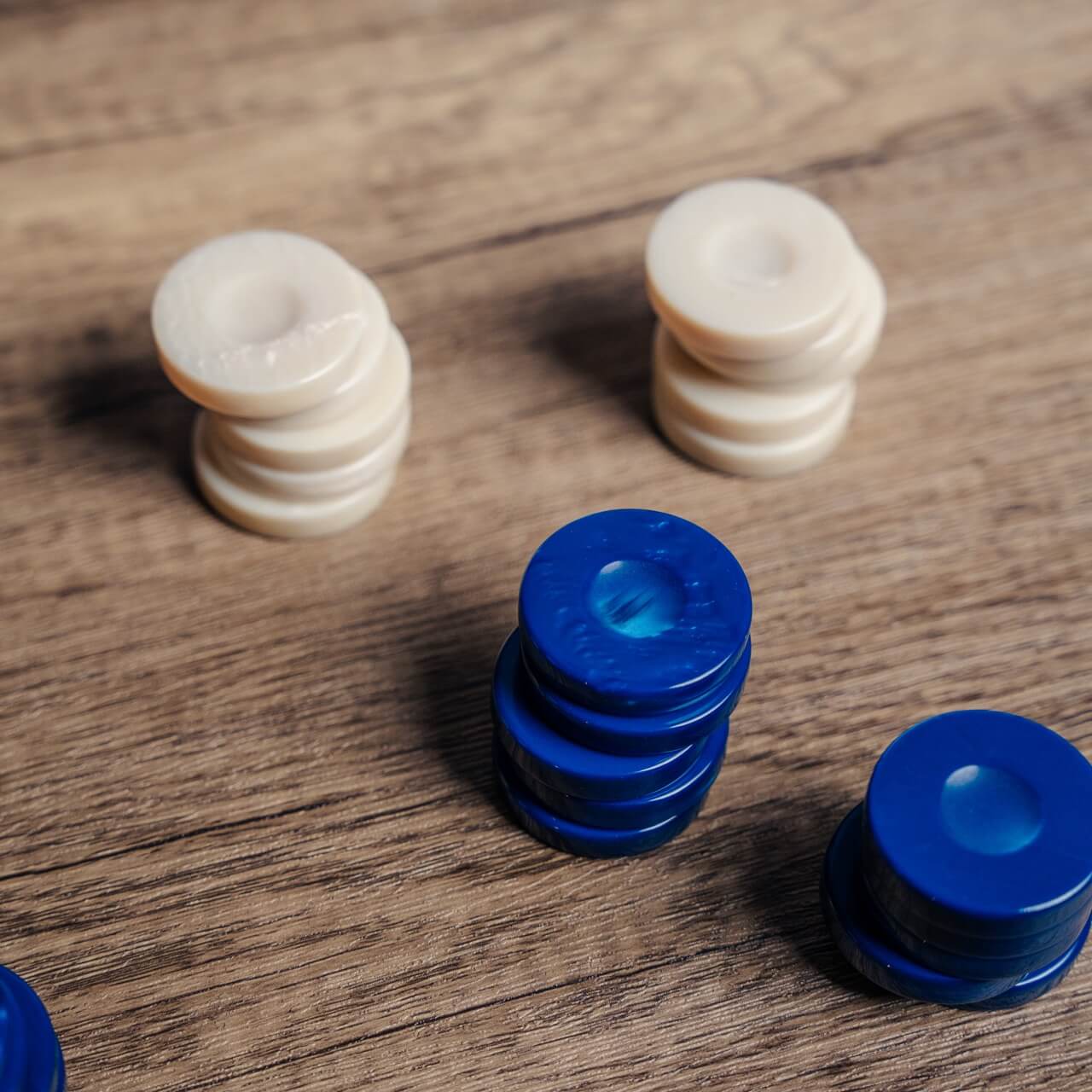 Galalith Backgammon Stones