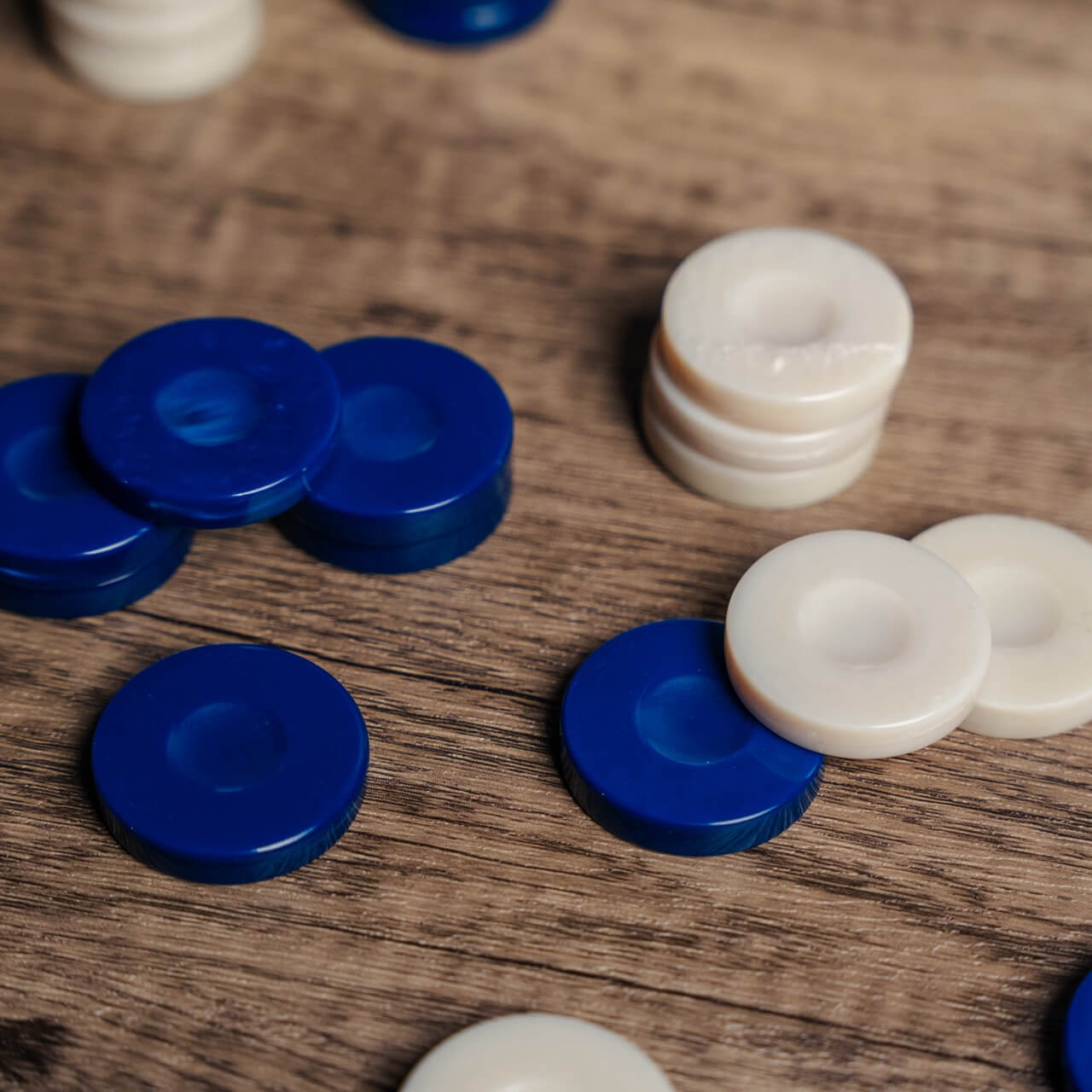 Galalith Backgammon Stones