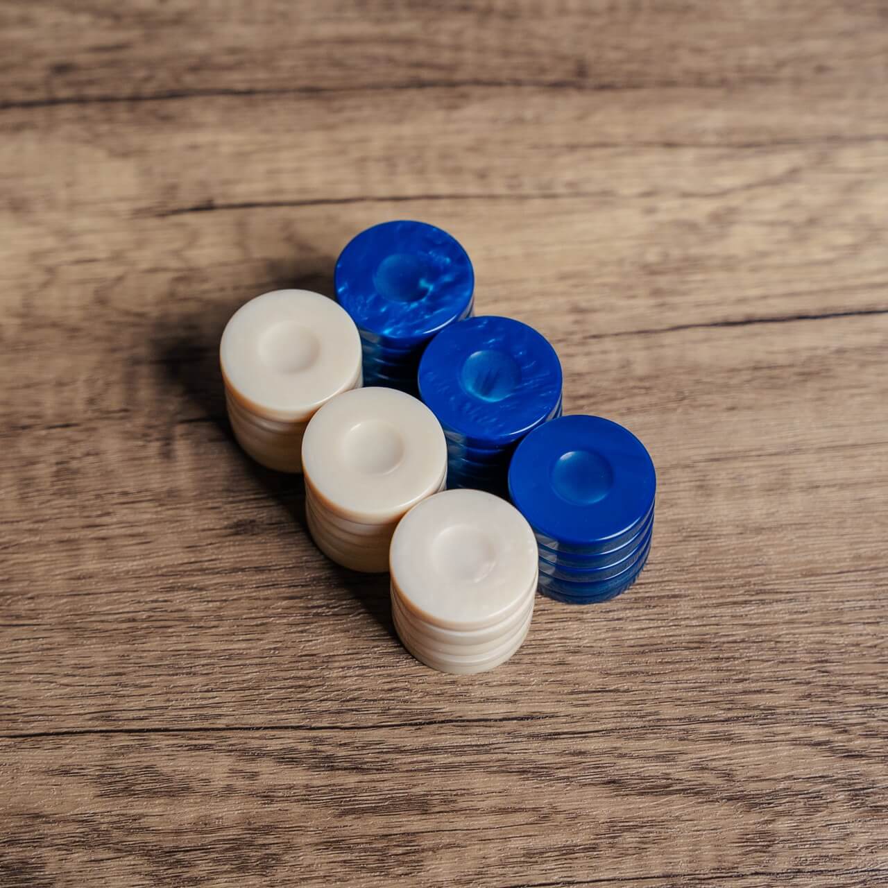 Galalith Backgammon Stones