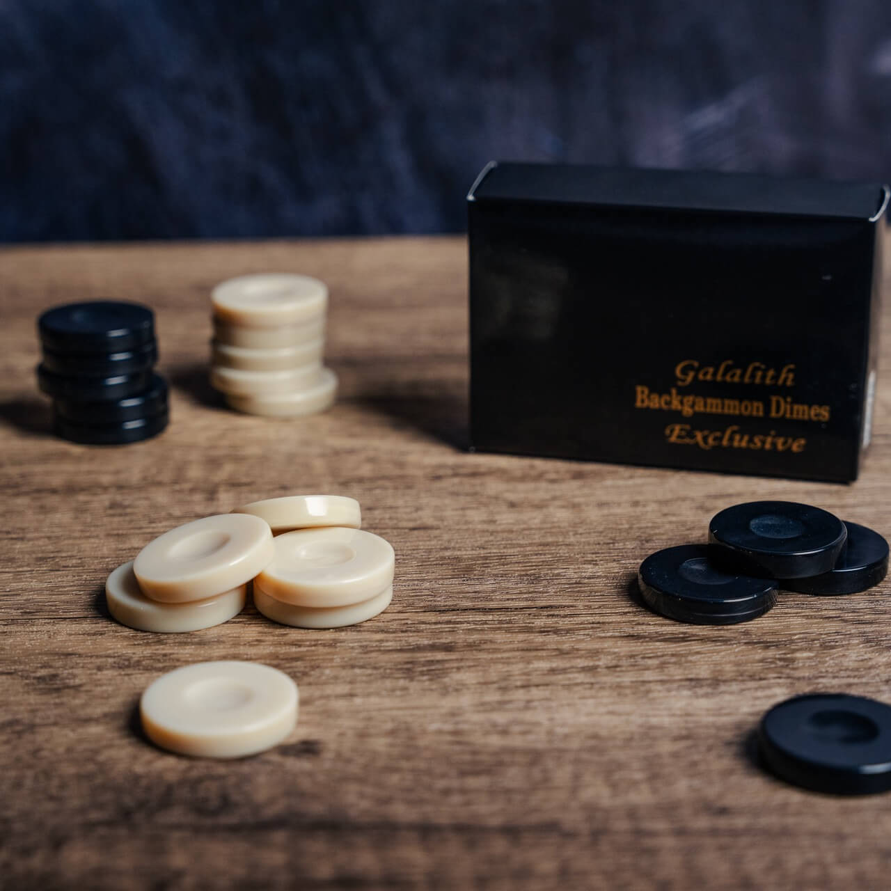 Galalith Backgammon Stones