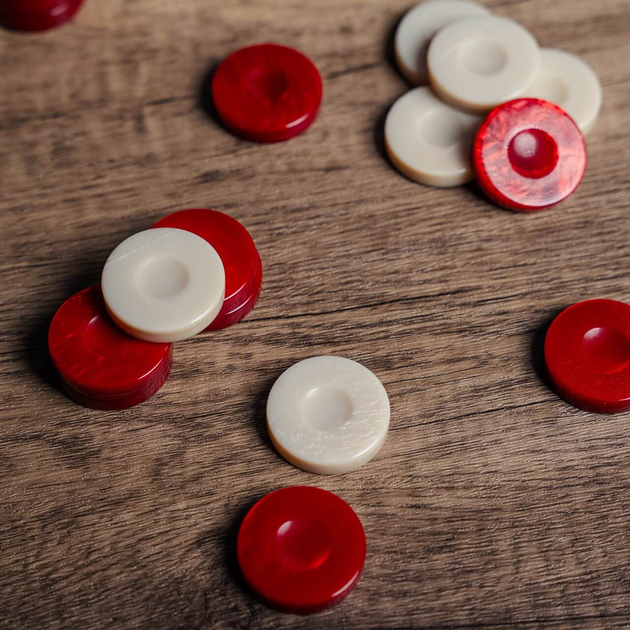 Galalith Backgammon Stones