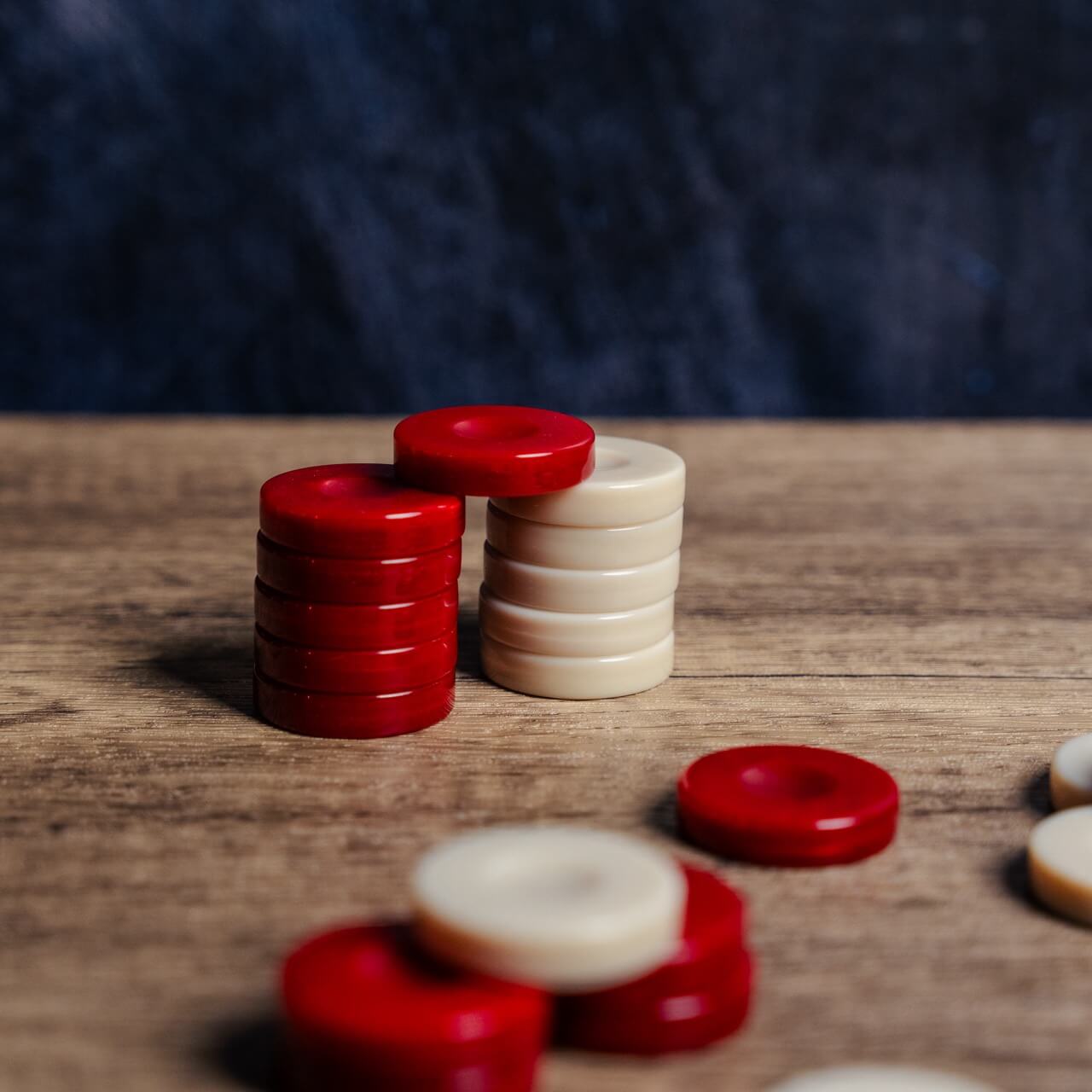 Galalith Backgammon Stones