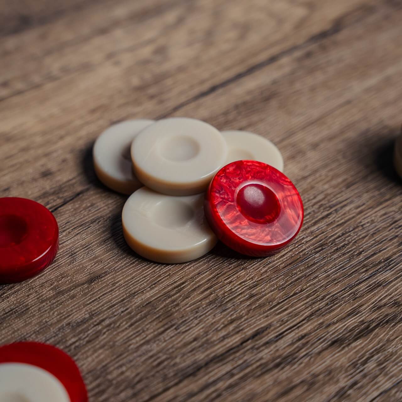 Galalith Backgammon Stones