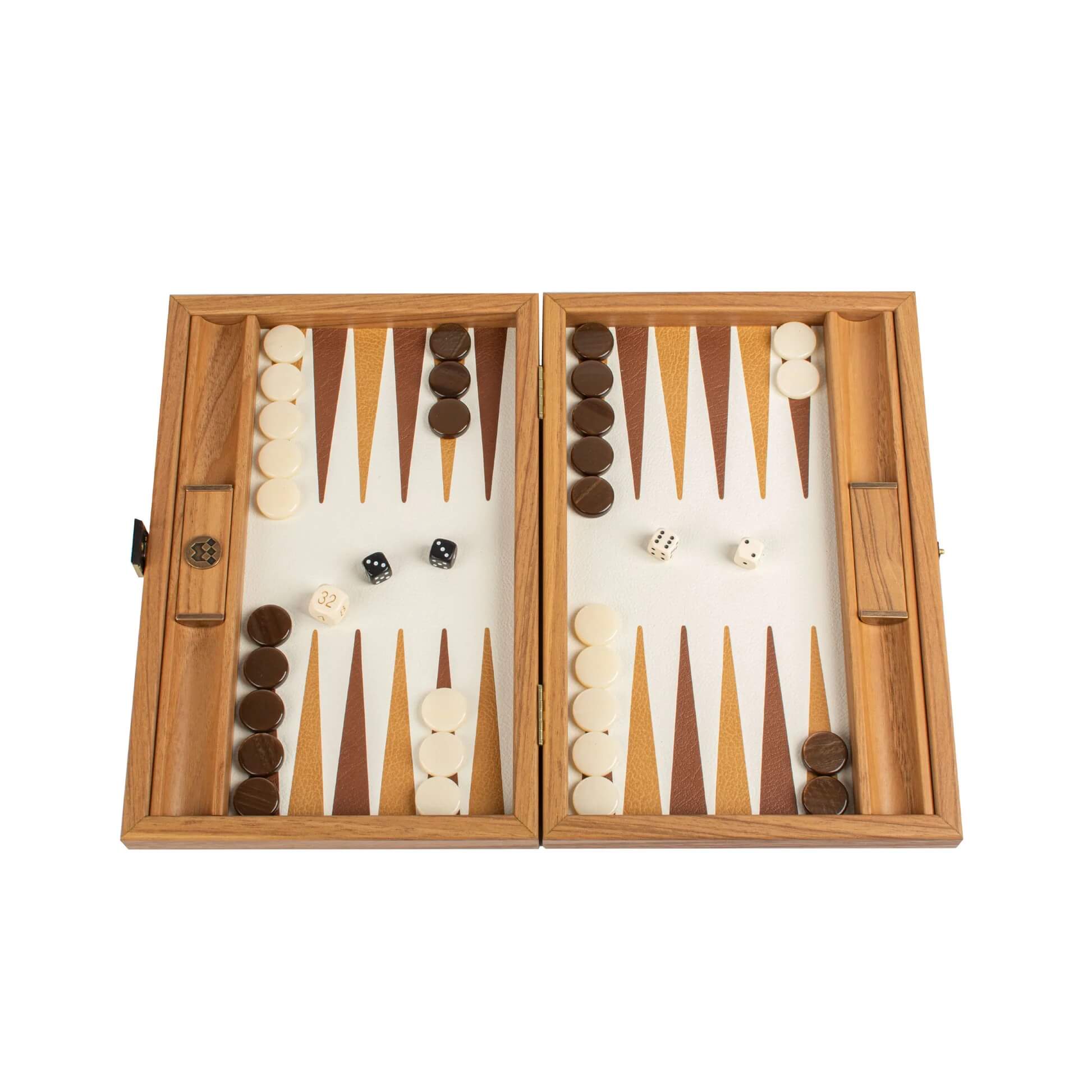 Knitted Leather Backgammon Set