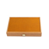Knitted Leather Backgammon Set