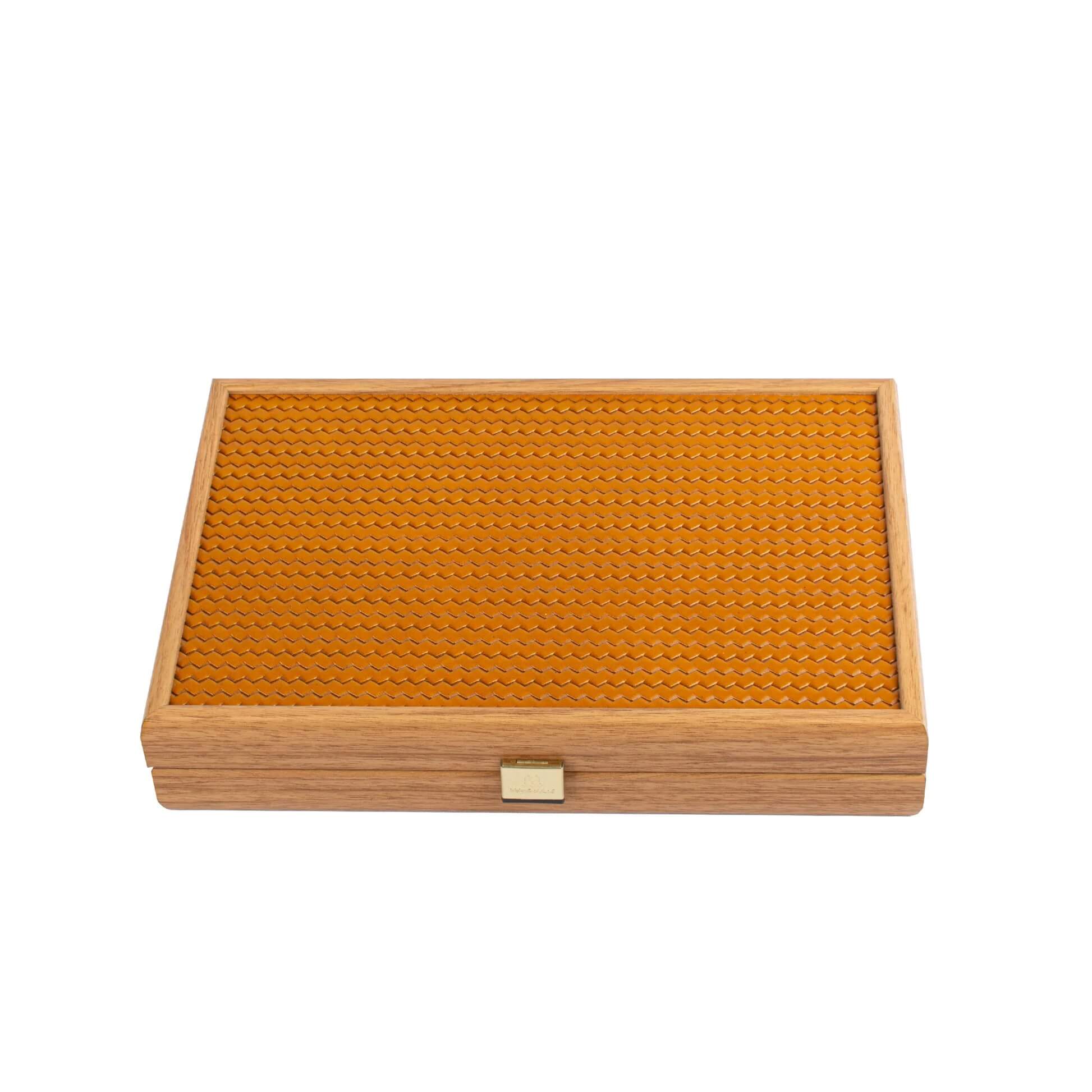 Knitted Leather Backgammon Set