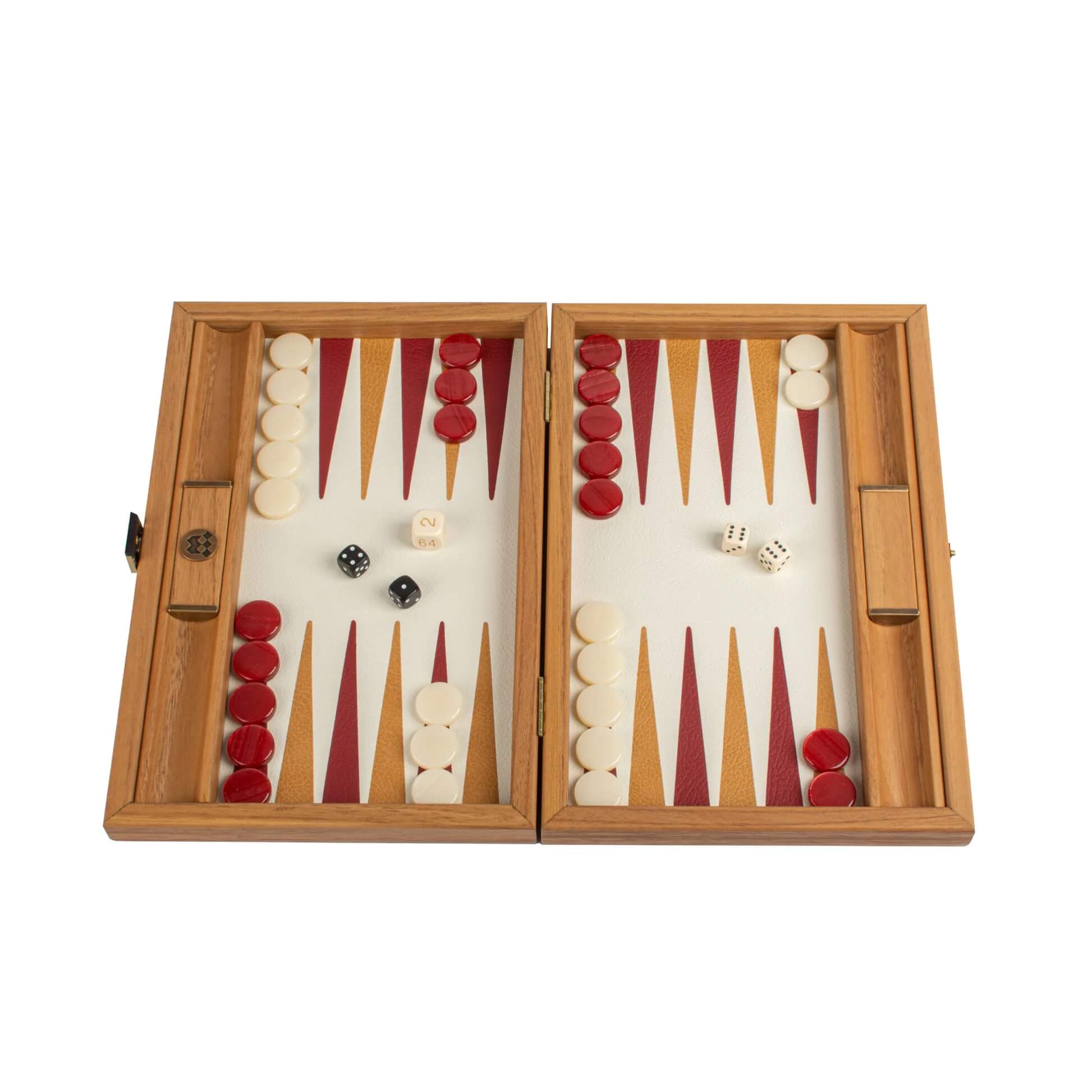 Knitted Leather Backgammon Set